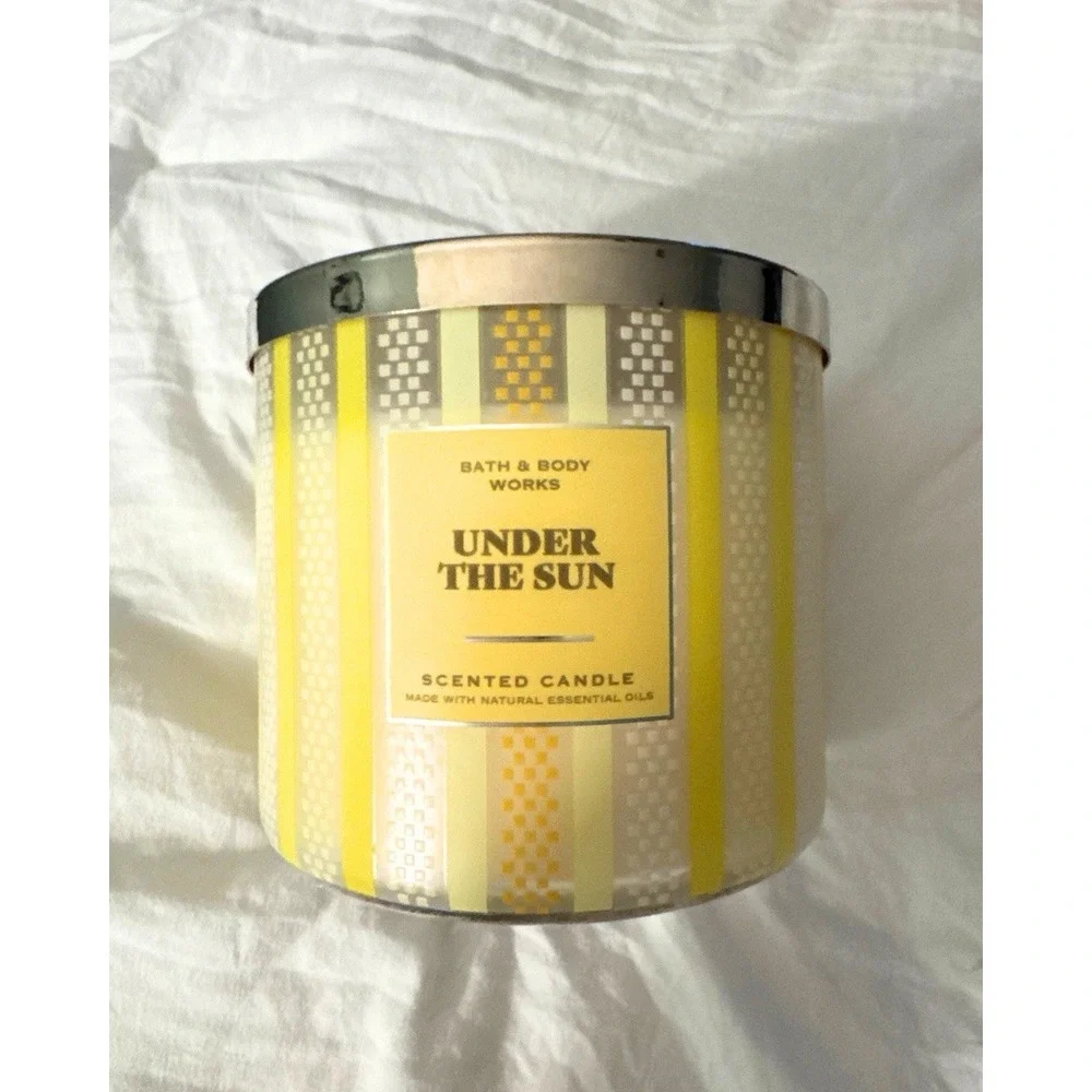 NEW Bath & Body Works Under the Sun 3-Wick Candle 14.5 oz